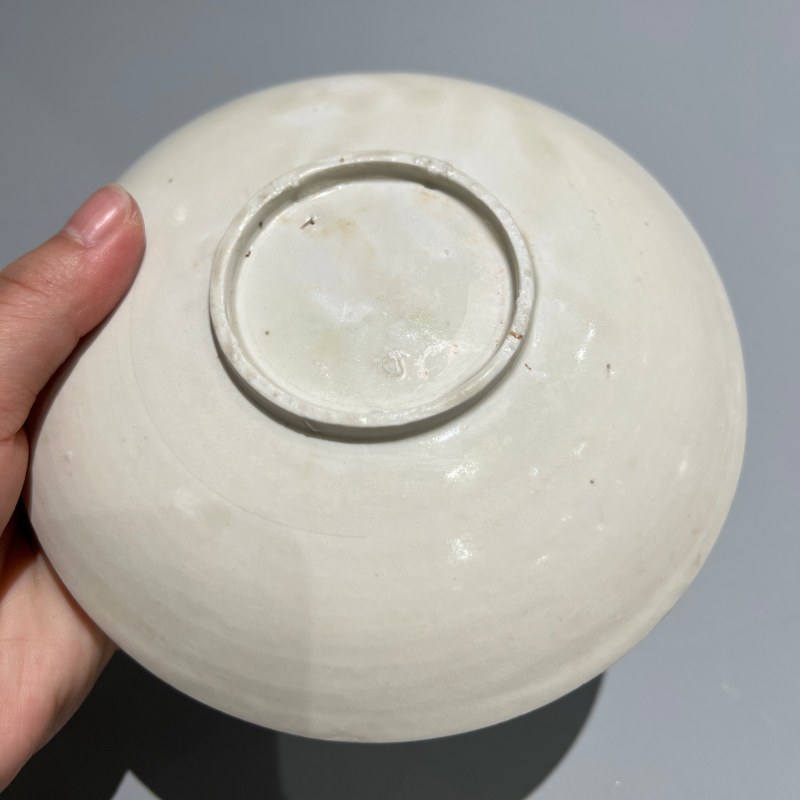 明代 白釉盘 - 图9