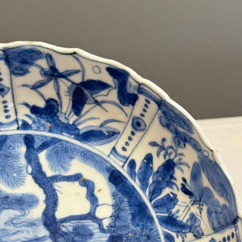 An extremely rare Chinese blue and white 'Eagle' plate - 图9