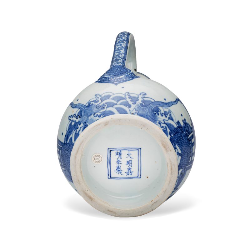 A Chinese blue and white 'Magic Fountain' ewer - 图7