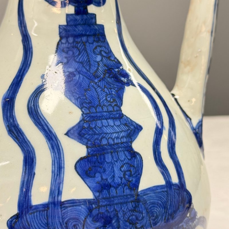 A Chinese blue and white 'Magic Fountain' ewer - 图21