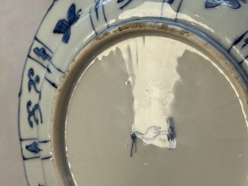 A Chinese blue and white 'Birds Beside the Water' plate - 图19