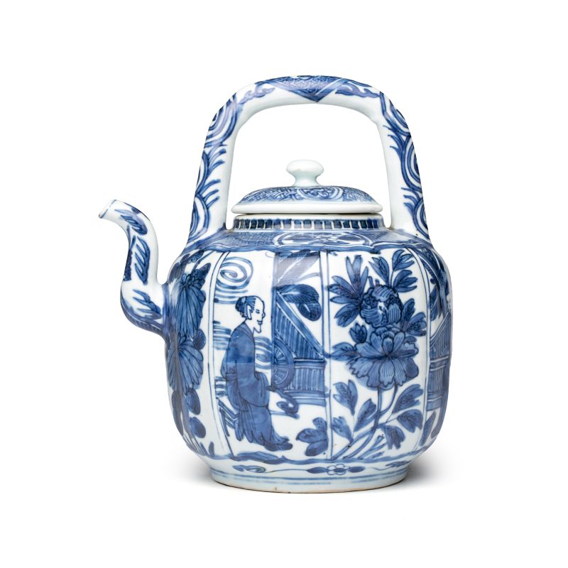 A Chinese blue and white wine pot and cover - 图3