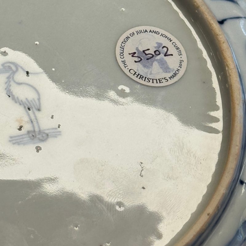 A Chinese blue and white 'Mandarin Duck' plate - 图24