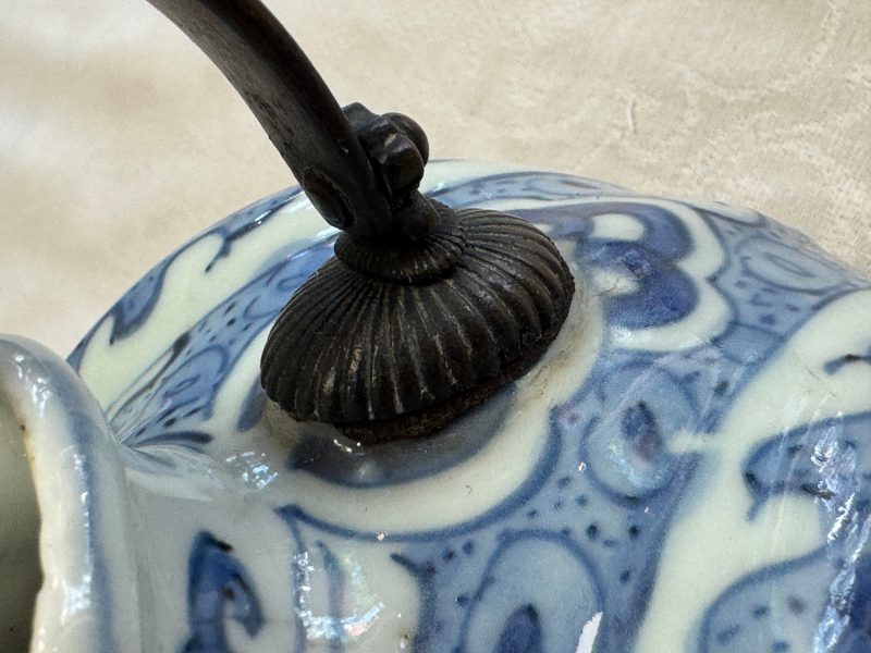 A Chinese blue and white 'Toad' ewer - 图29