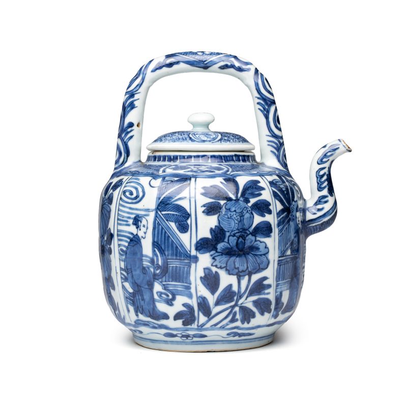 A Chinese blue and white wine pot and cover - 图4