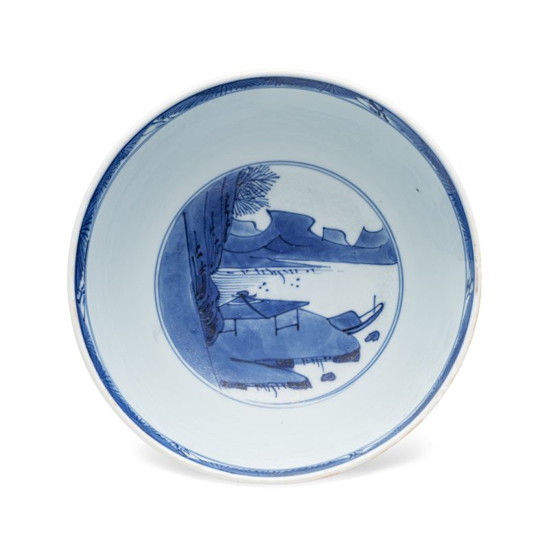 八仙祝壽 | A Chinese blue and white 'Ba Xian Zhu Shou 八仙祝壽' bowl - 图6