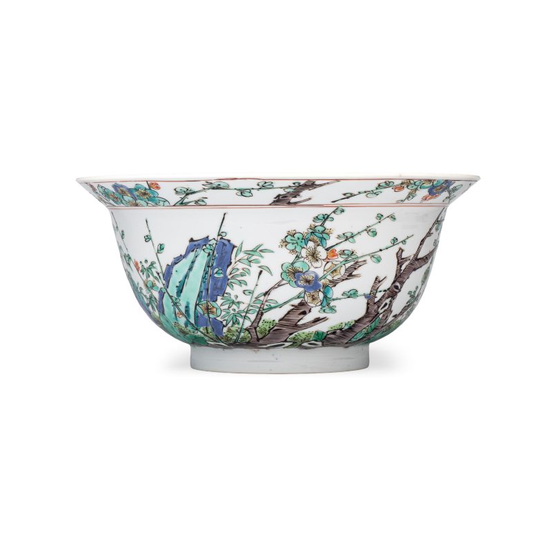 A Chinese famille verte 'Klapmuts' bowl - 图3
