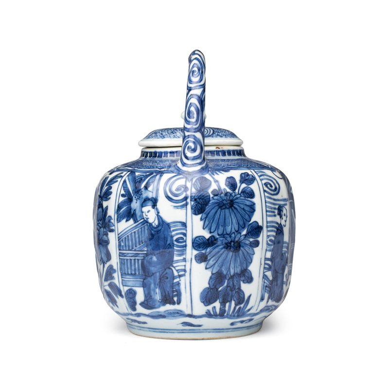 A Chinese blue and white wine pot and cover - 图5