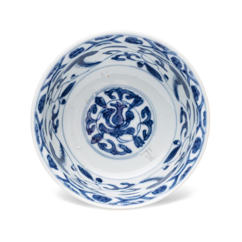 福壽康寧 | A Chinese blue and white 'Fu Shou Kang Ning 福壽康寧' bowl - 图6