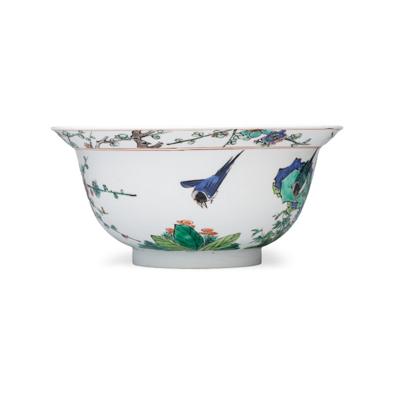 A Chinese famille verte 'Klapmuts' bowl - 图5