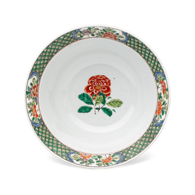 A Chinese famille verte 'Klapmuts' bowl - 图6