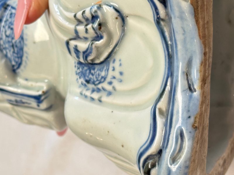 A Chinese blue and white seated figure of Wenchang - 图18