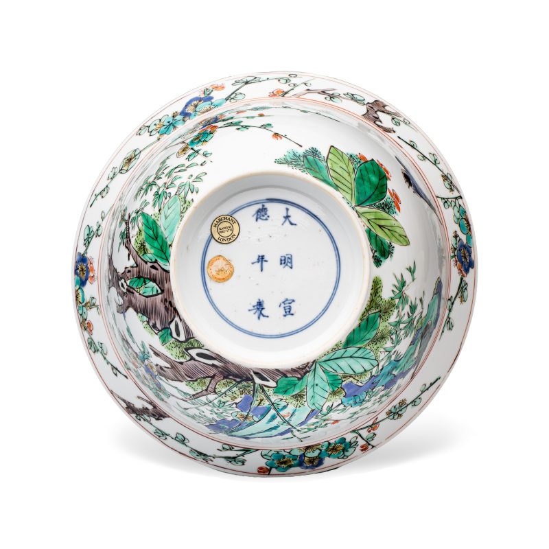 A Chinese famille verte 'Klapmuts' bowl - 图7
