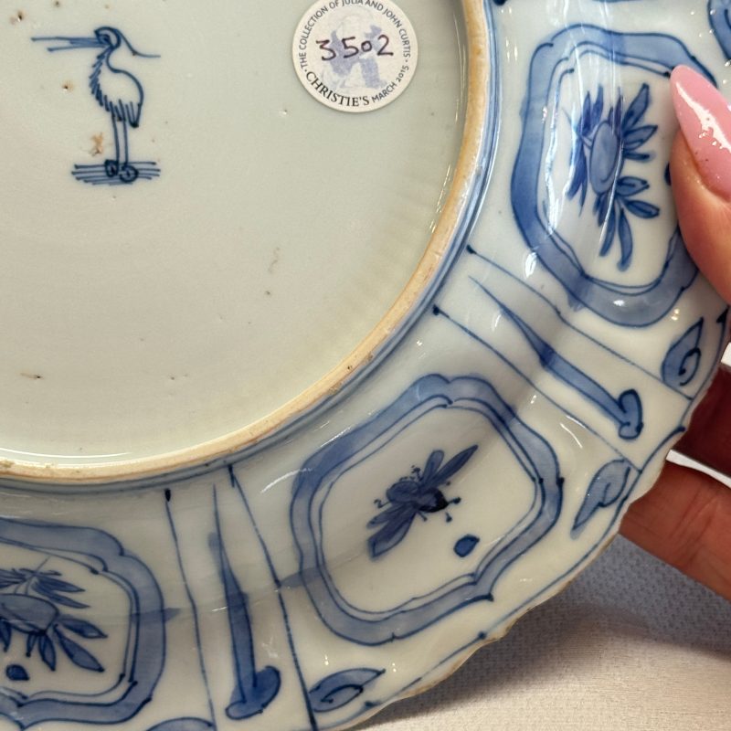 A Chinese blue and white 'Mandarin Duck' plate - 图19