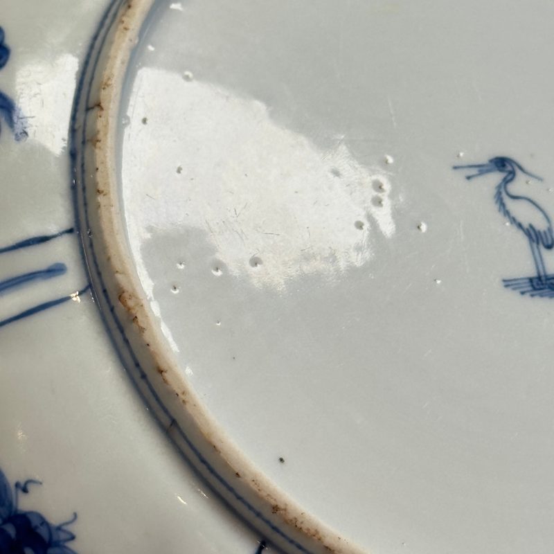 An extremely rare Chinese blue and white 'Eagle' plate - 图19