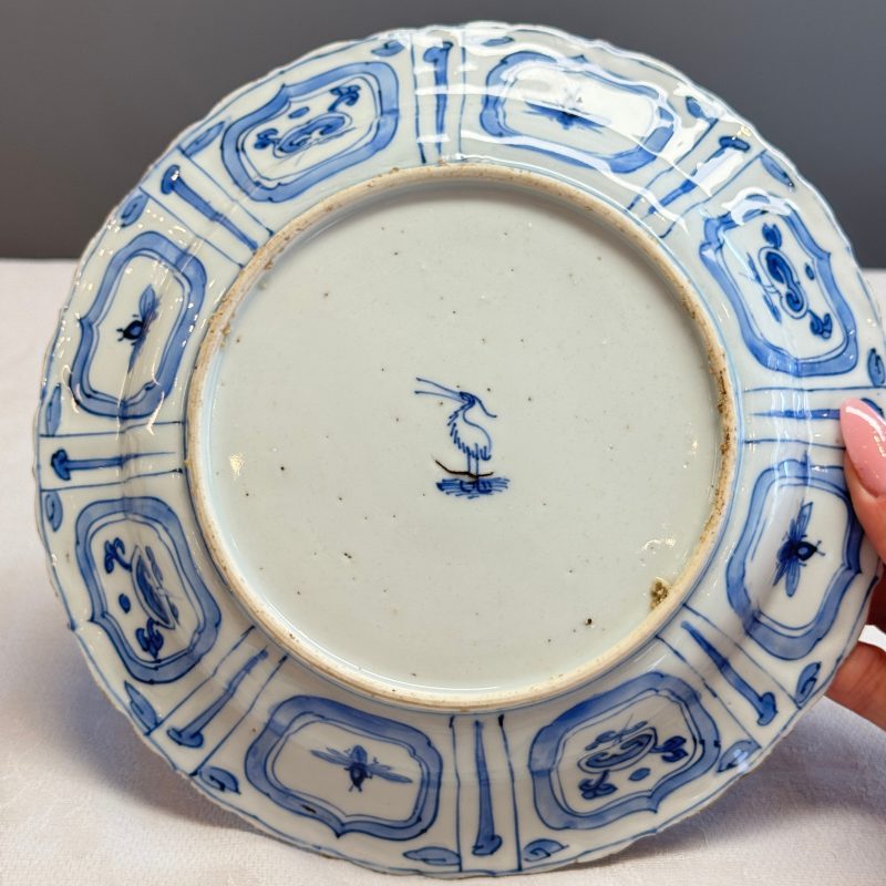 A Chinese blue and white 'Pair of Birds' plate - 图10