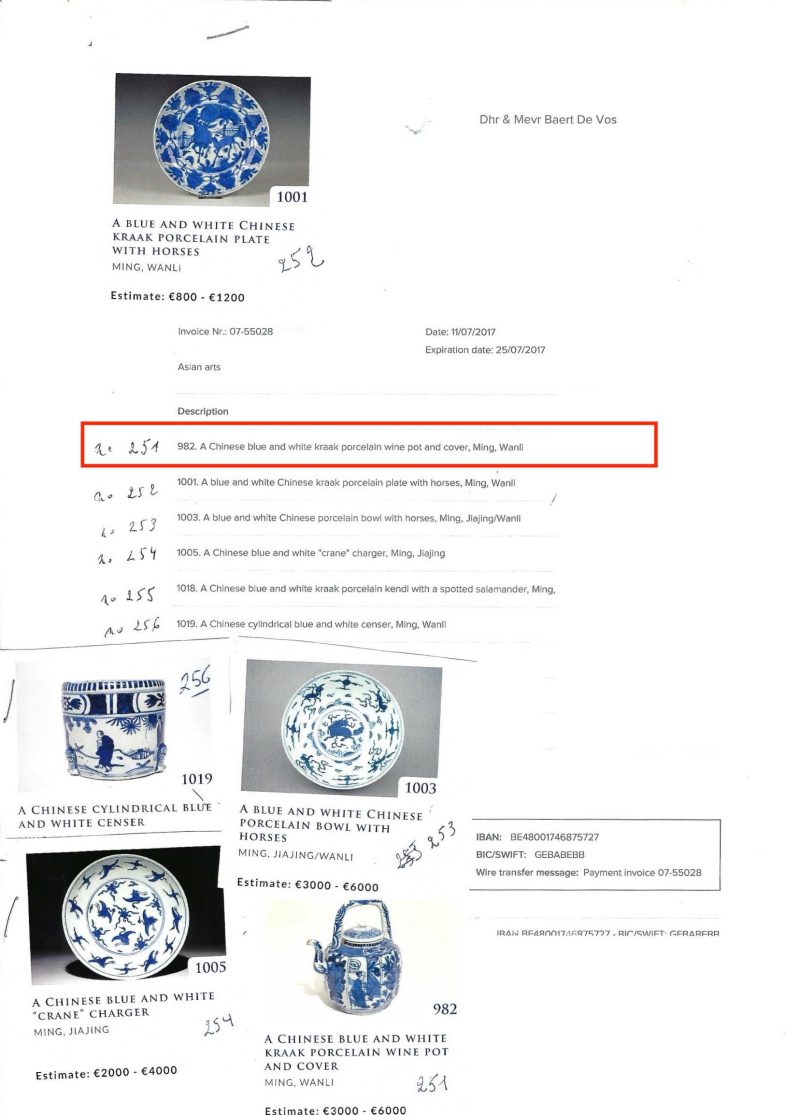 A Chinese blue and white wine pot and cover - 图10