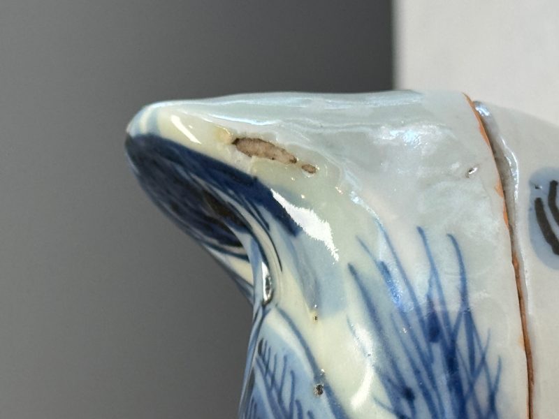 A Chinese blue and white 'Duck' incense burner - 图24