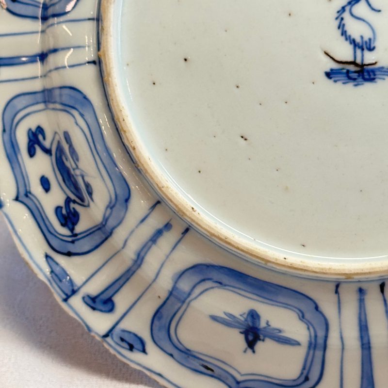 A Chinese blue and white 'Pair of Birds' plate - 图11