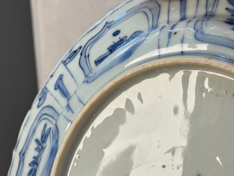 A rare Chinese blue and white 'Grasshopper' plate - 图24