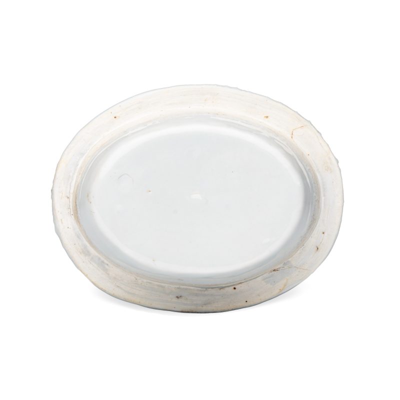 Three Chinese blue and white reticulated salts after European silver models - 图25