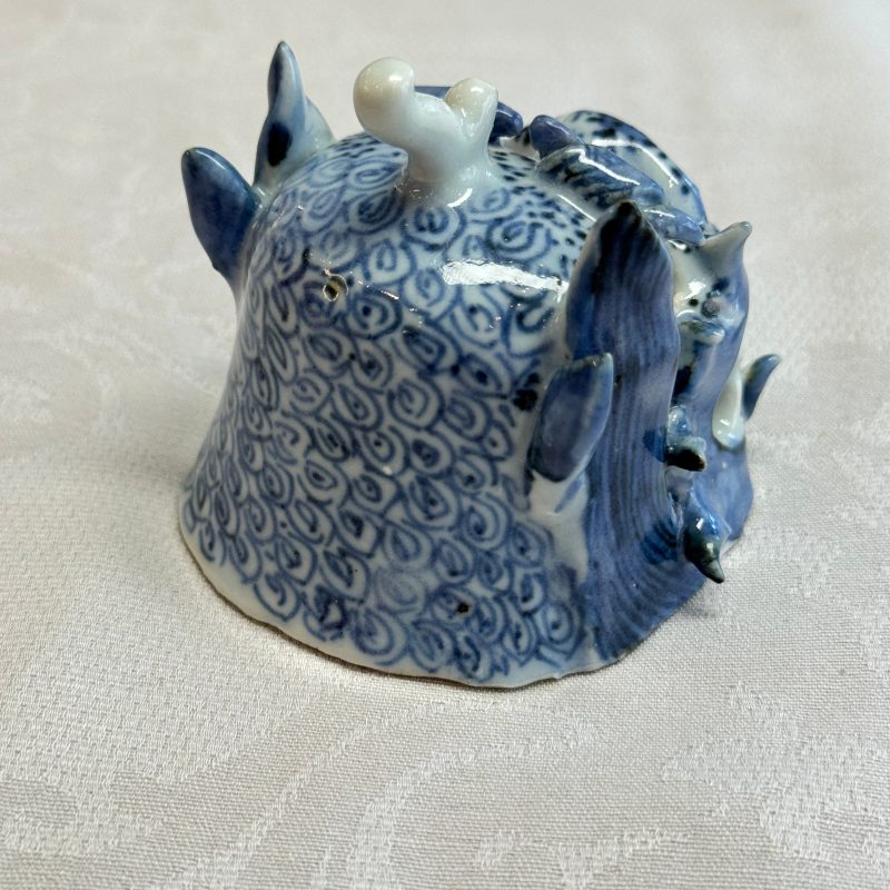 A Chinese blue and white 'Luduan' incense burner - 图17