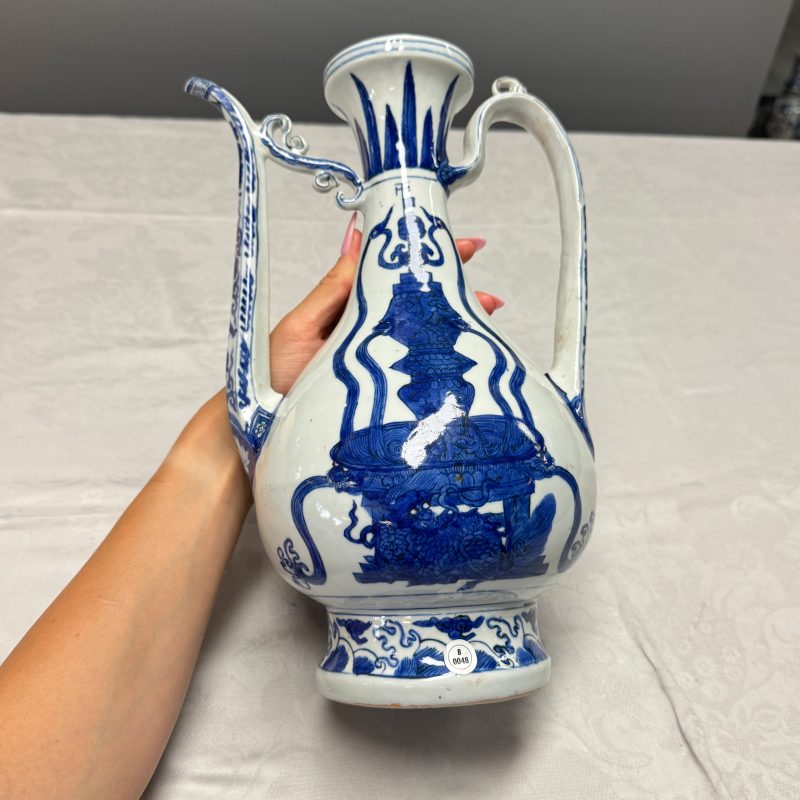 A Chinese blue and white 'Magic Fountain' ewer - 图32