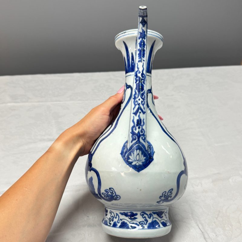 A Chinese blue and white 'Magic Fountain' ewer - 图33
