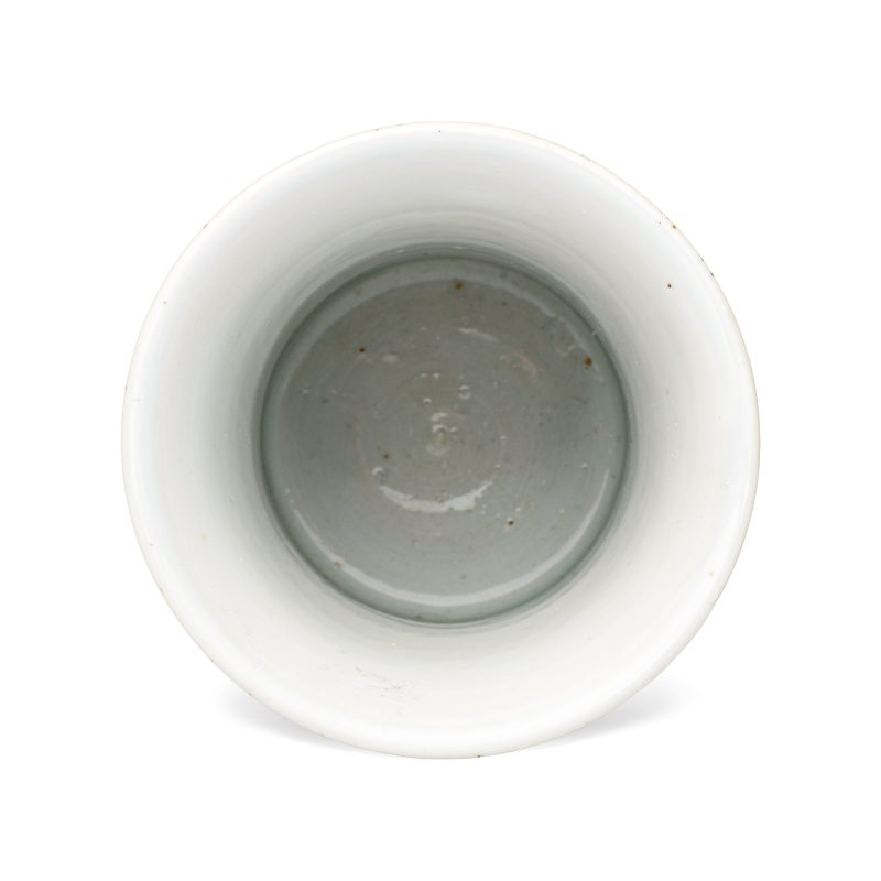 A Chinese blue and white 'Landscape' brushpot (Bitong) - 图6