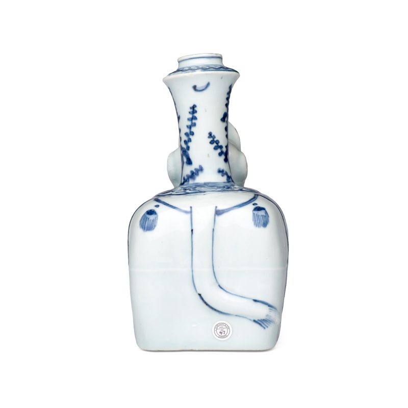 A Chinese blue and white 'Elephant' kendi - 图3