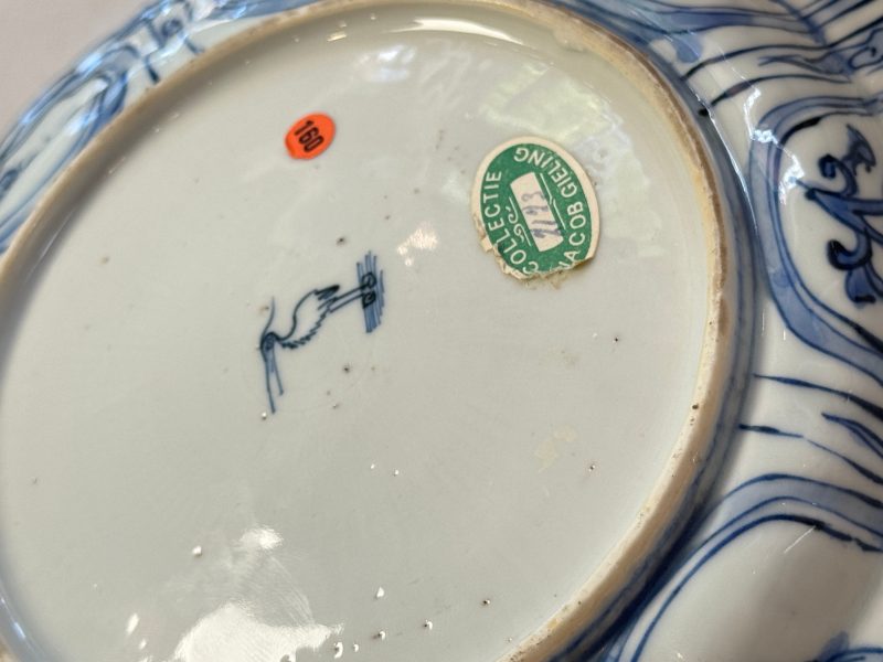 A Chinese blue and white 'Pair of Birds' plate - 图24