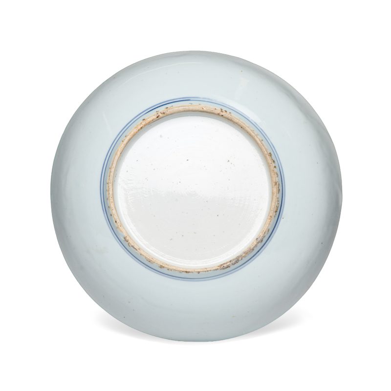 A Chinese blue and white 'Birds among Blossoms' dish - 图2