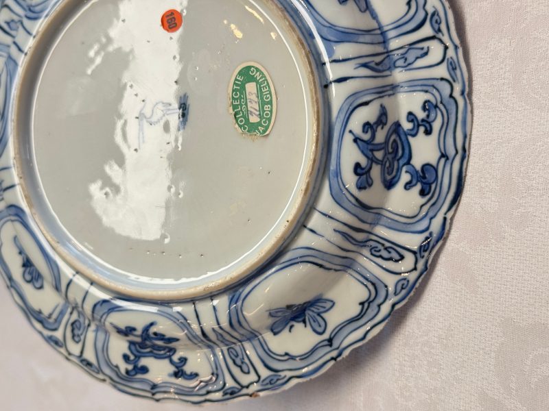 A Chinese blue and white 'Pair of Birds' plate - 图14