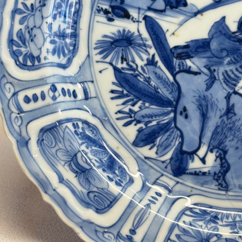 A Chinese blue and white 'Mandarin Duck' plate - 图7