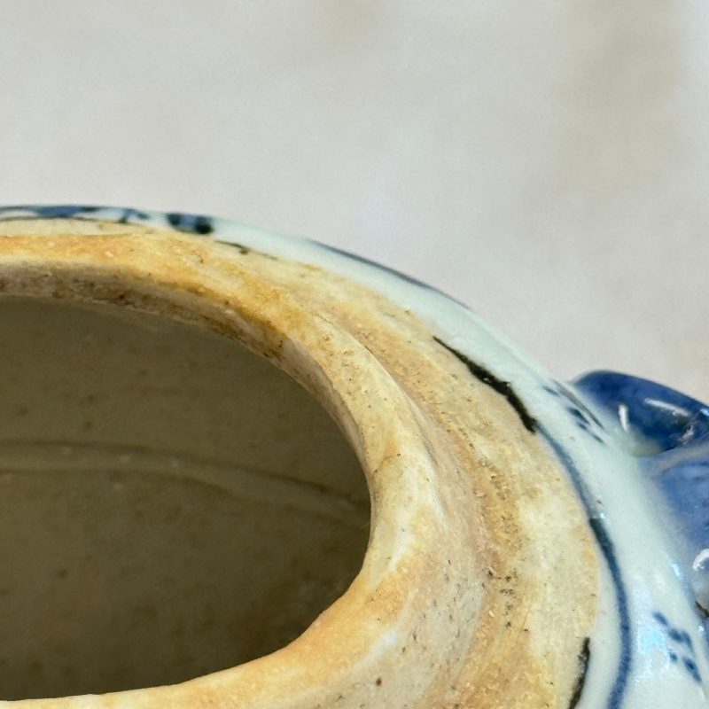 A Chinese blue and white 'Luduan' incense burner - 图25