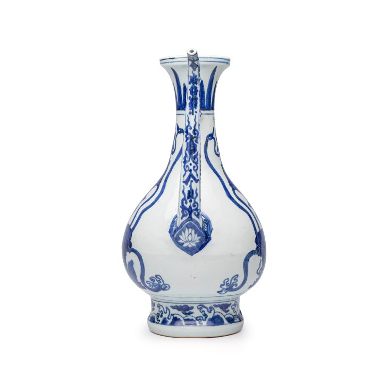 A Chinese blue and white 'Magic Fountain' ewer - 图5
