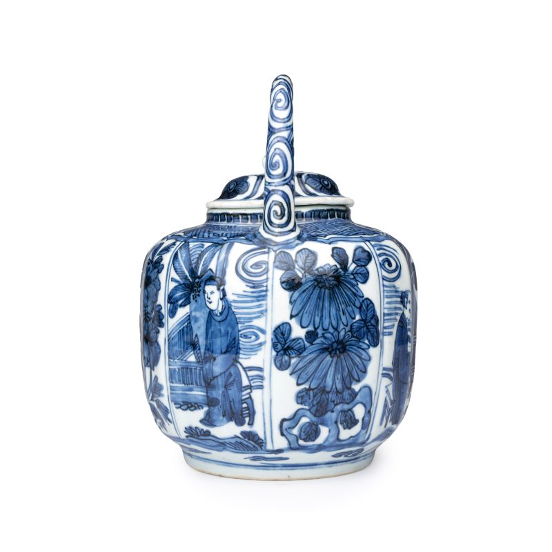 A Chinese blue and white wine pot and cover - 图3