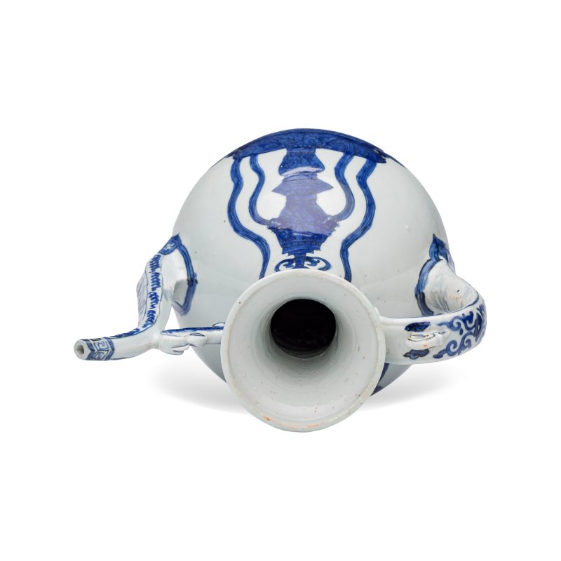 A Chinese blue and white 'Magic Fountain' ewer - 图6