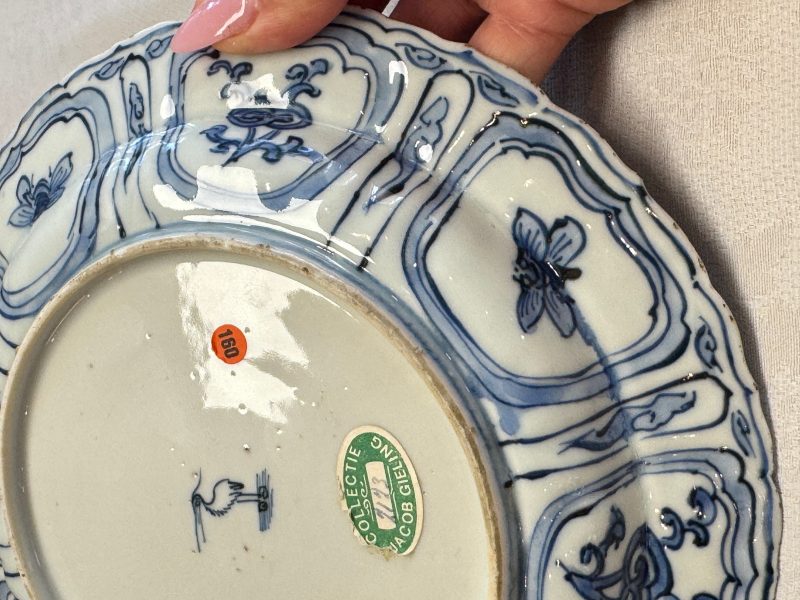 A Chinese blue and white 'Pair of Birds' plate - 图16