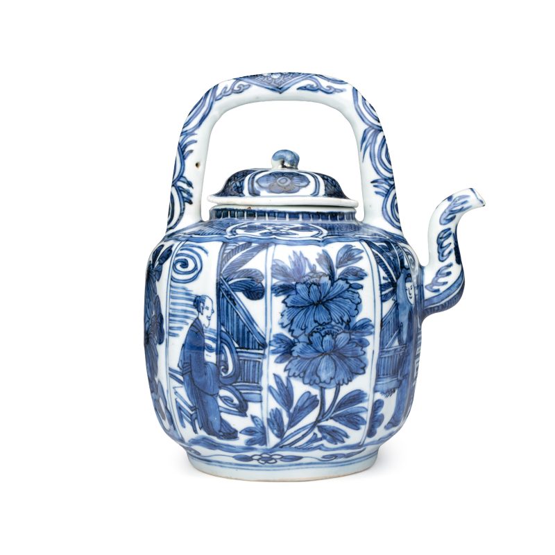 A Chinese blue and white wine pot and cover - 图4