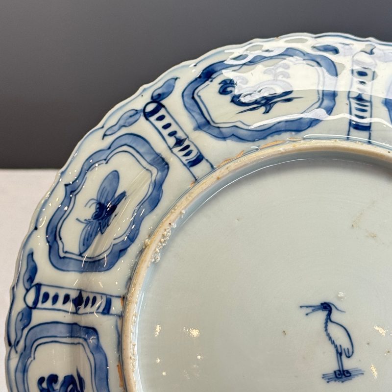 A Chinese blue and white 'Pheasants' plate - 图15