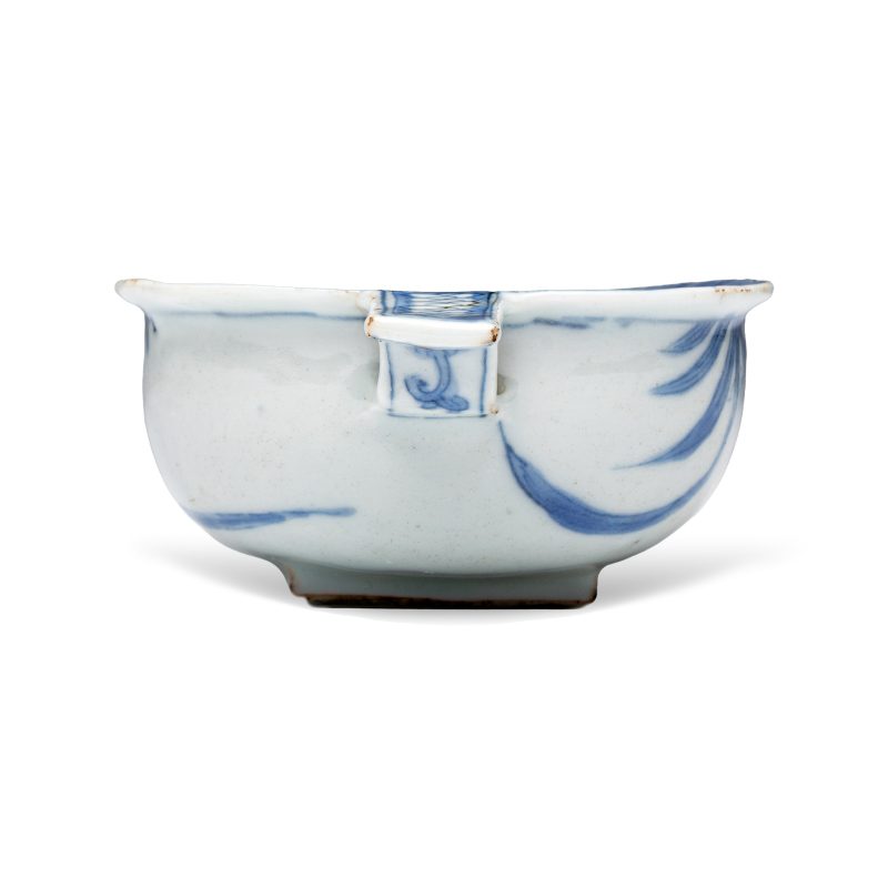 A rare Chinese blue and white scoop-shaped 'Geese' vessel - 图6