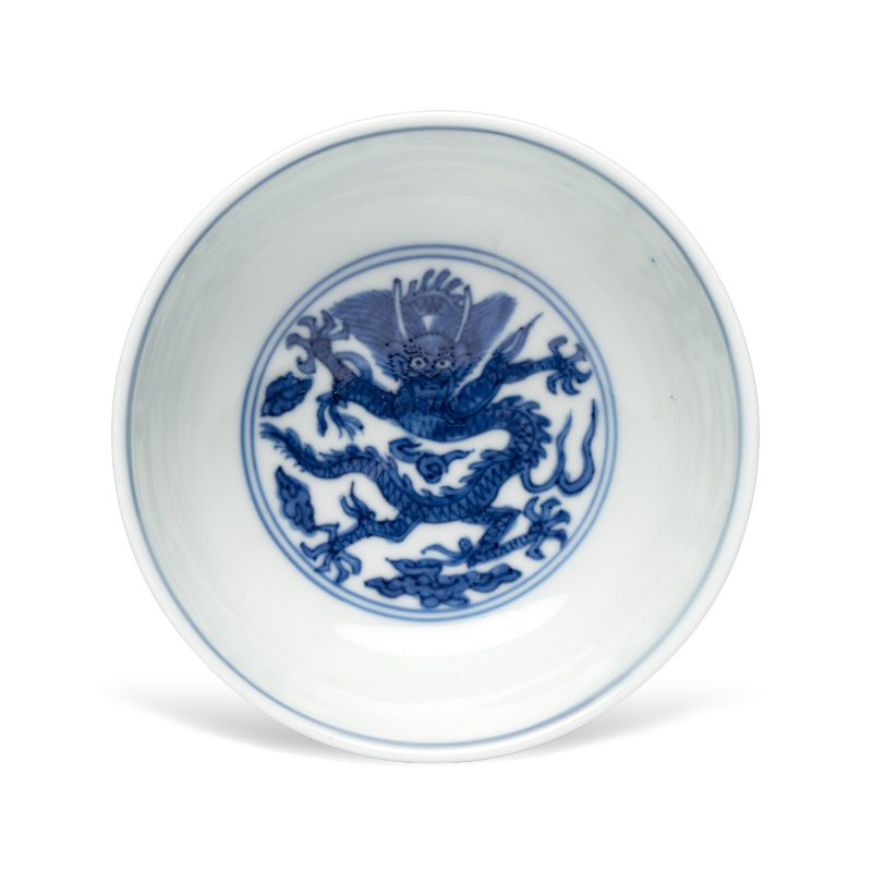 A Chinese blue and white'Immortals' shallow bowl - 图5