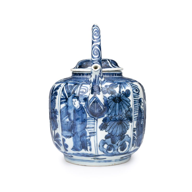 A Chinese blue and white wine pot and cover - 图5