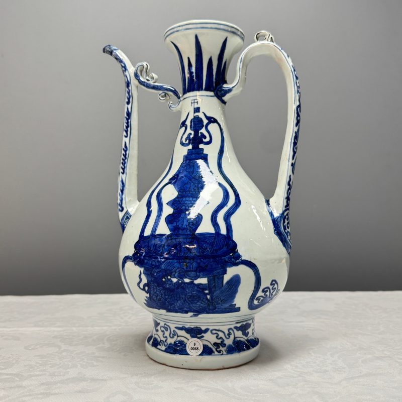 A Chinese blue and white 'Magic Fountain' ewer - 图11