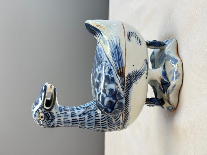 A Chinese blue and white 'Duck' incense burner - 图12