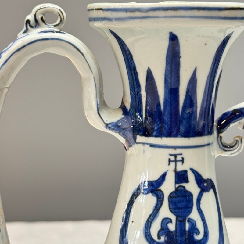 A Chinese blue and white 'Magic Fountain' ewer - 图20