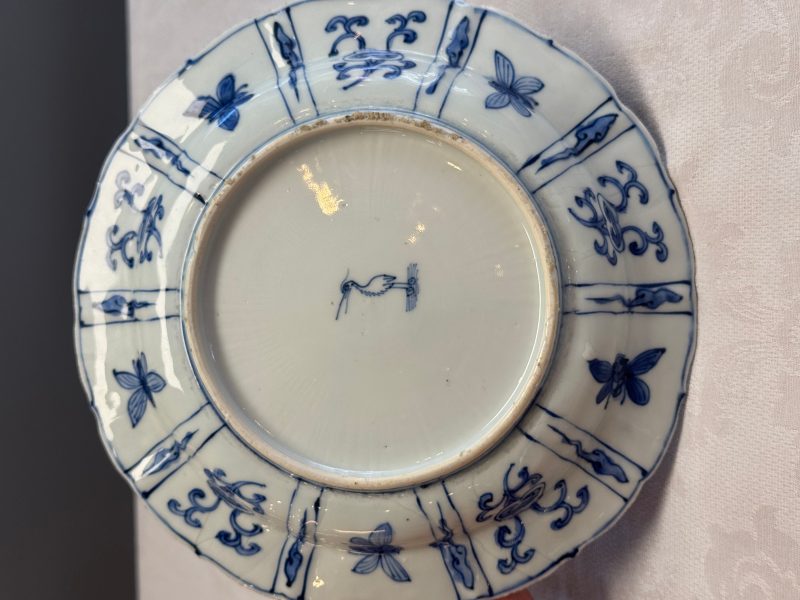 A Chinese blue and white 'Birds Beside the Water' plate - 图12