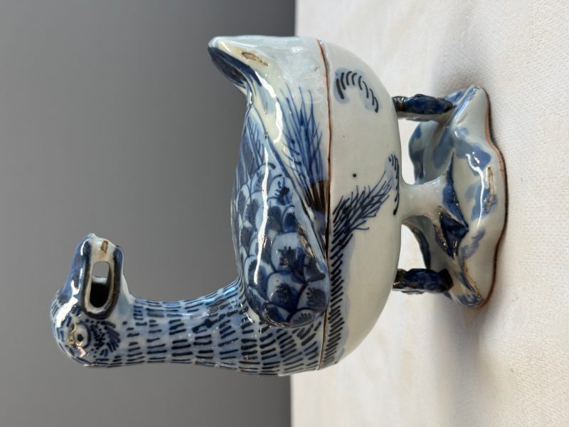 A Chinese blue and white 'Duck' incense burner - 图13