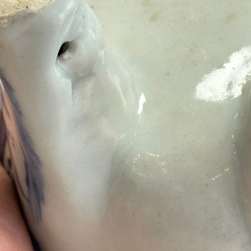 A Chinese blue and white 'Luduan' incense burner - 图32